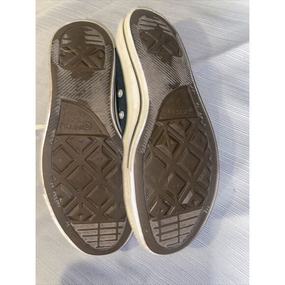 Used Women’s Men’s Unisex CONVERSE All Stars Black Shoes Size 8 (Mens 6) - Picture 10 of 12